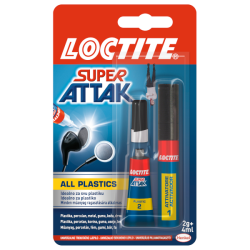 Loctite Super Bong All Plastics 2 g + 4 ml